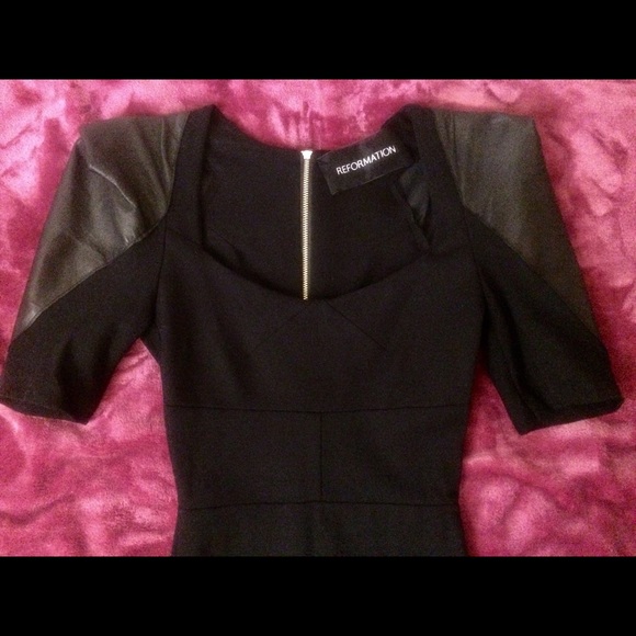 Reformation Ultra Femme Fatale Little Black Dress - Picture 4 of 8